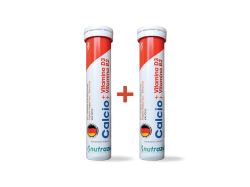 Pack 2 Calcio + Vitamina D3 + B2 NUTRAZUL