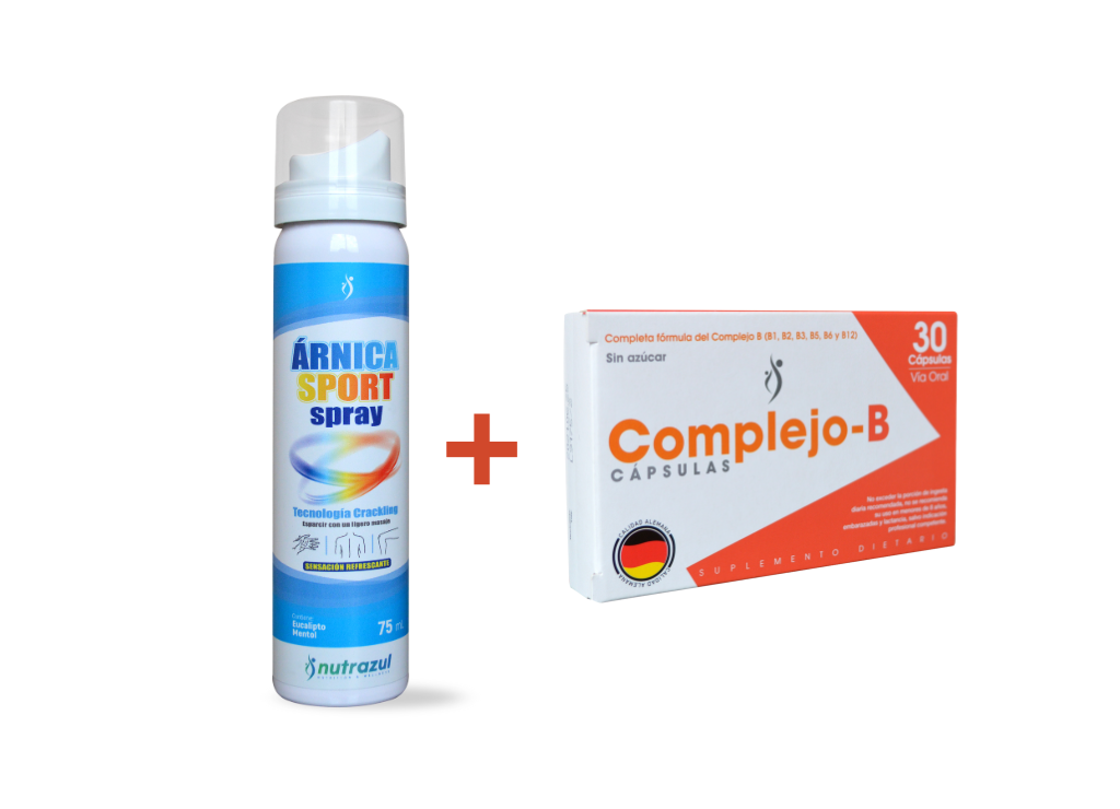 Pack Árnica Sport con Complejo B vitamínico de Pharmaris Colombia