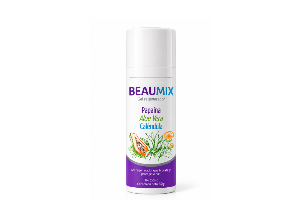 el regenerador con Papaína, Aloe Vera y Caléndula. Restaura la barrera cutánea, calma irritaciones y acelera la renovación de la piel.